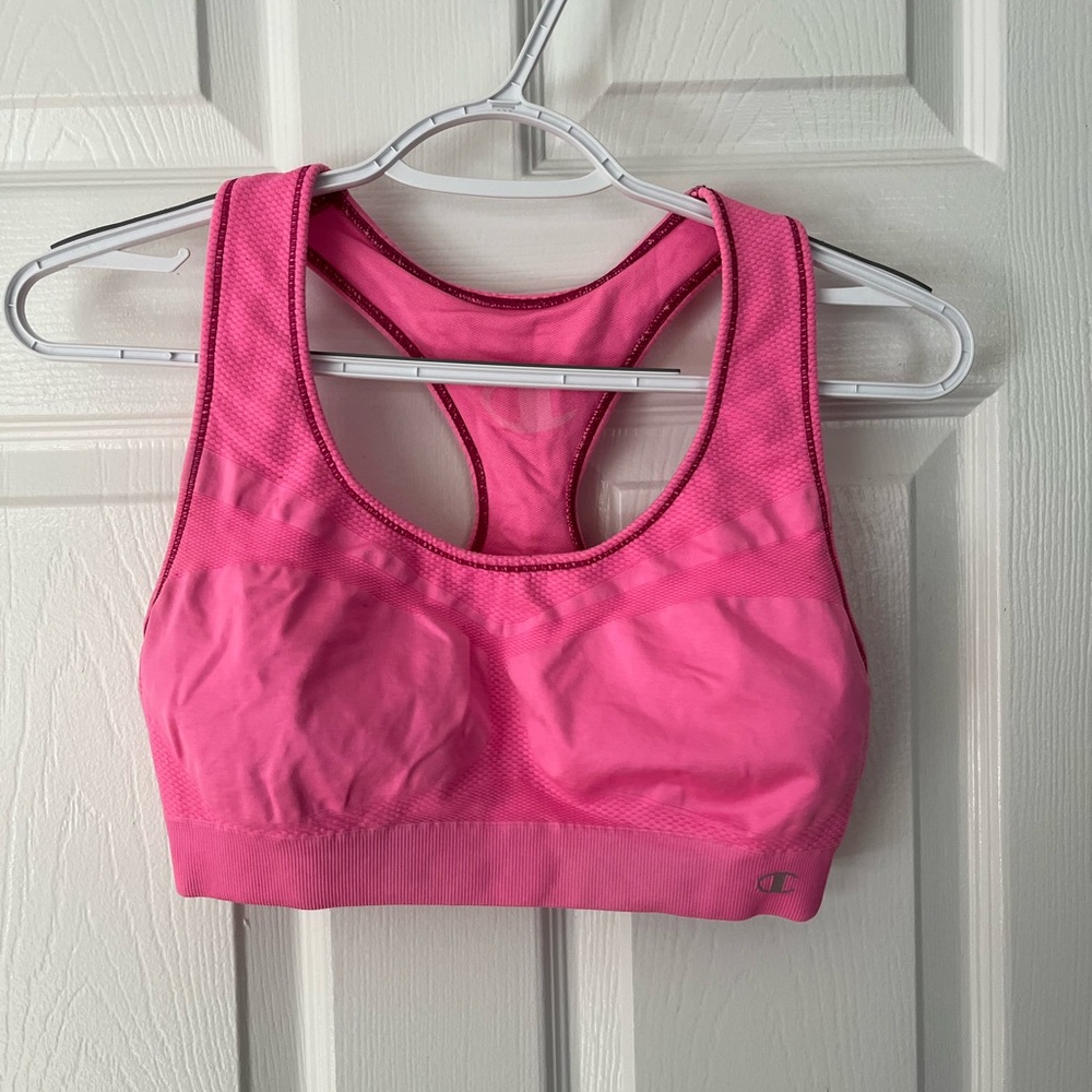 Champion Fuchsia Racerback Sports Bra